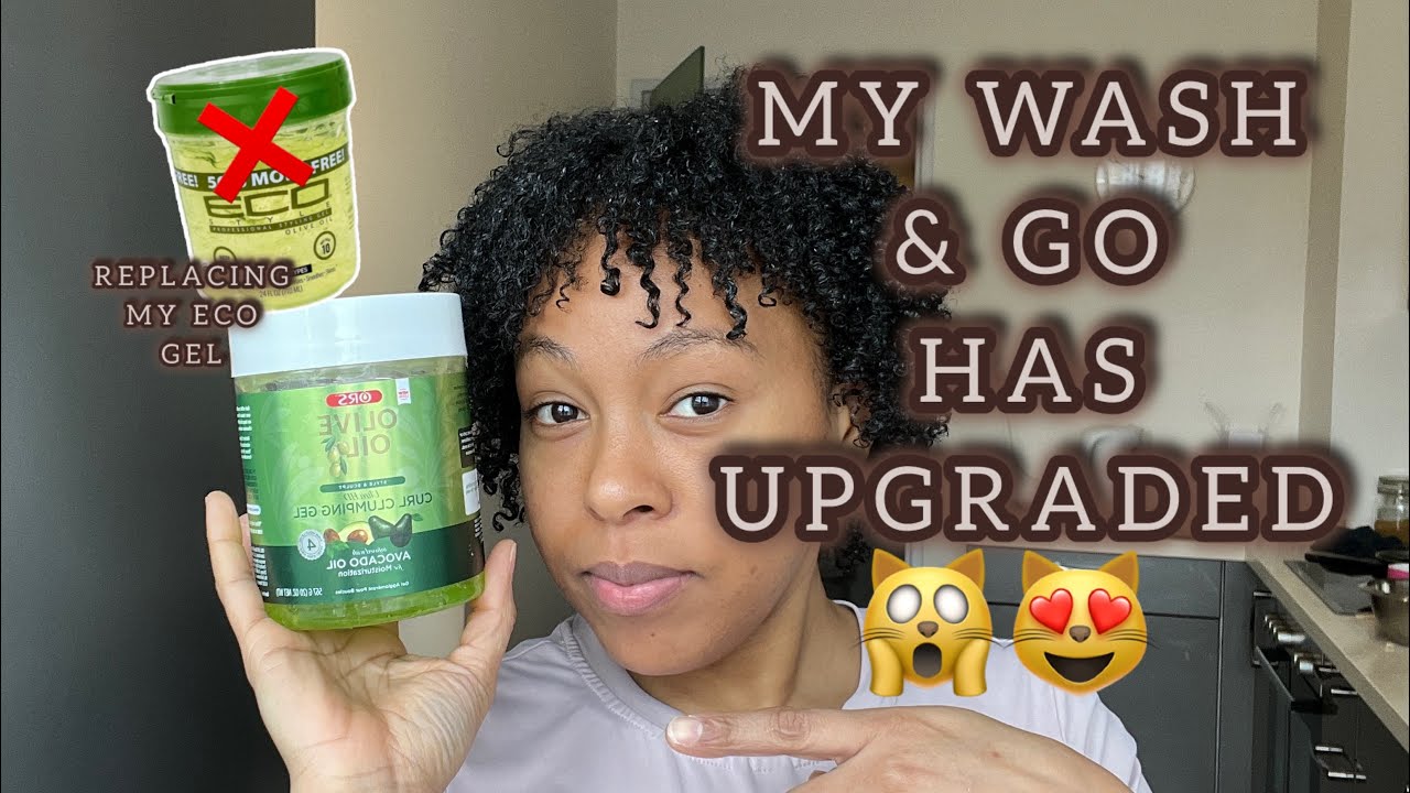 MY NATURAL HAIR WASH & GO TUTORIAL - NATURAL HAIR HAIRSTYLE