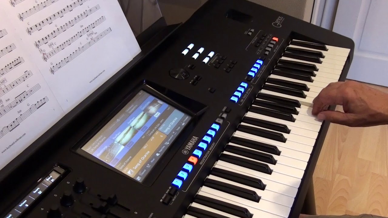 Song of Ocarina, played on Genos by Stijn.