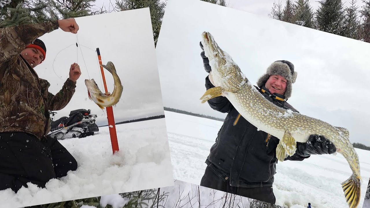 Pêche blanche dans le nord  du Québec