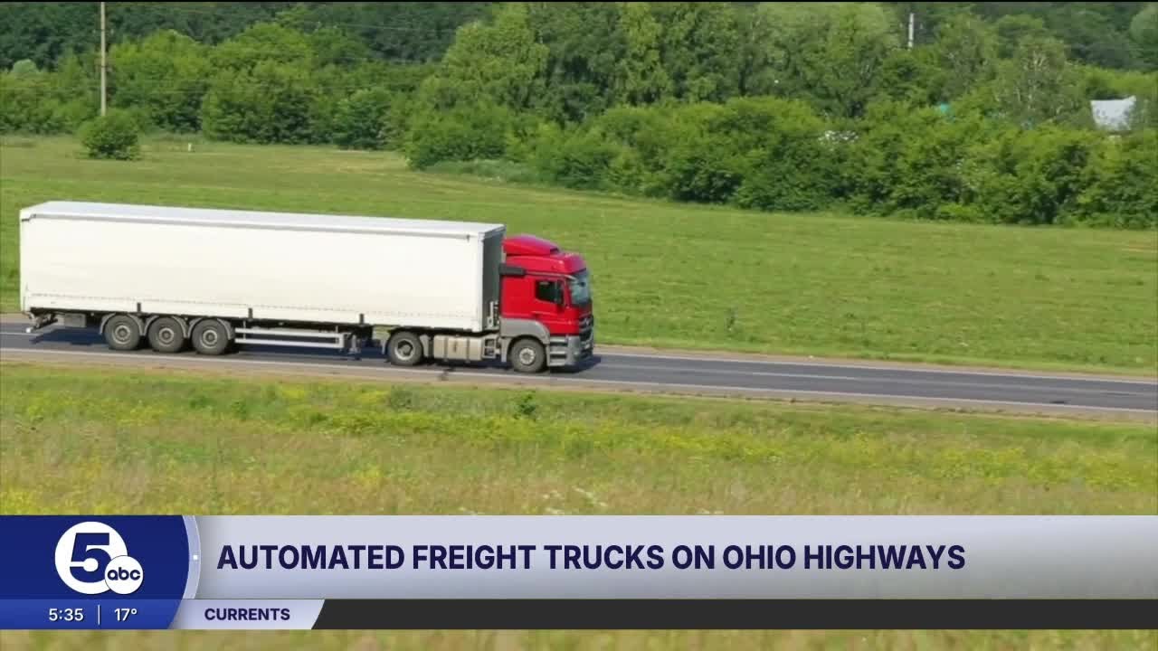 ODOT сотрудничает с INDOT для тестирования автоматизированных грузовых автомобилей.