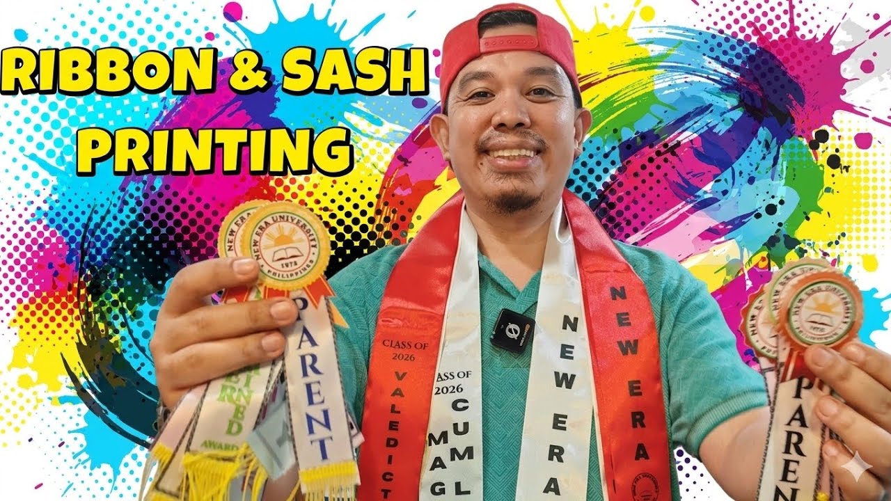 RIBBON & SASH RECOGNITION PRINTING TUTORIALS | GRADUATION RIBBON | SUBLIMATION | THE PRINTING SHOCK