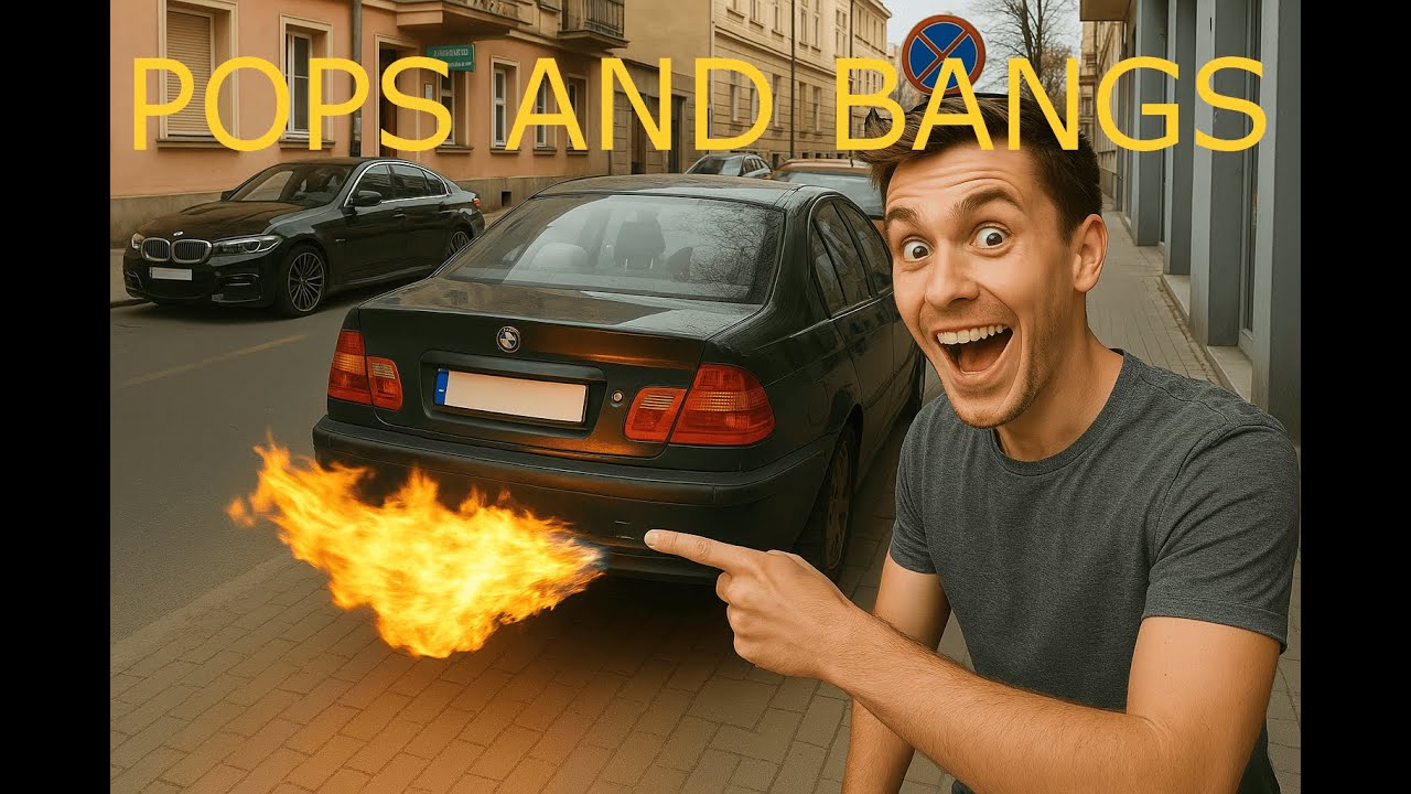 Jak zrobić STRZAŁY Z WYDECHU? POPCORN / POPS / BURBLE TUNE  w BMW E46