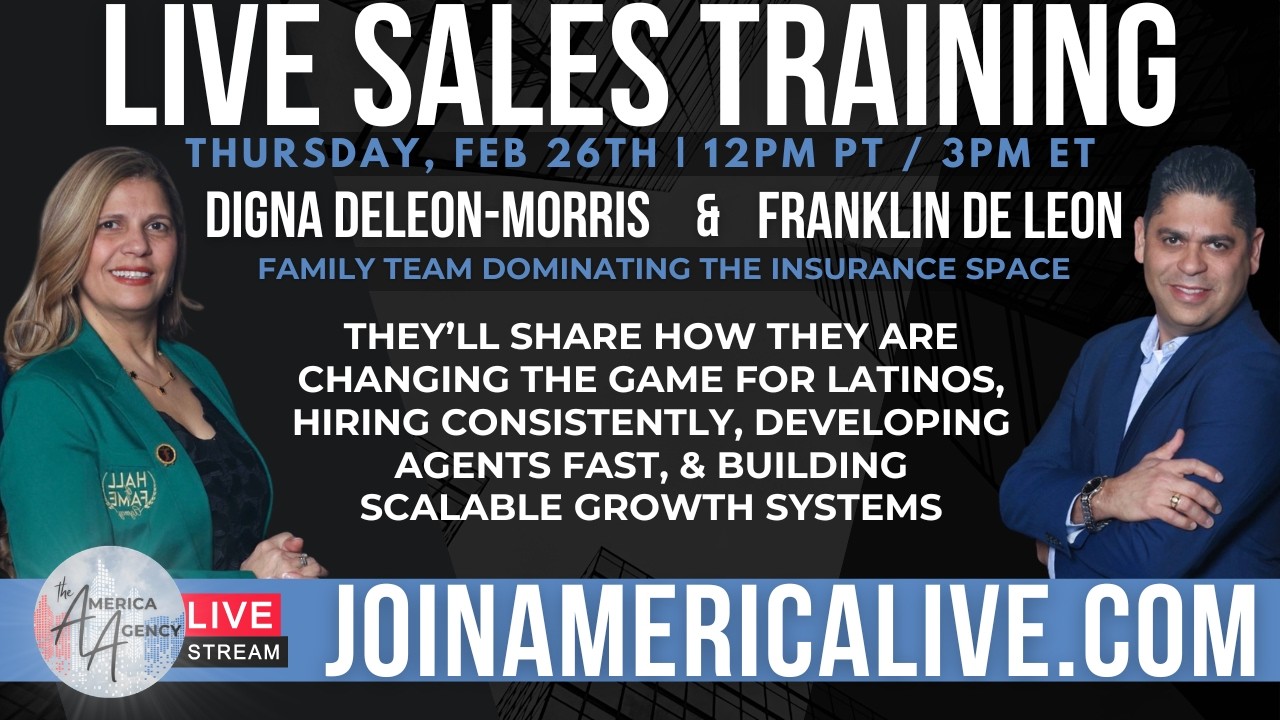Live Sales Training with Digna Deleon Morris and Franklin De Leon