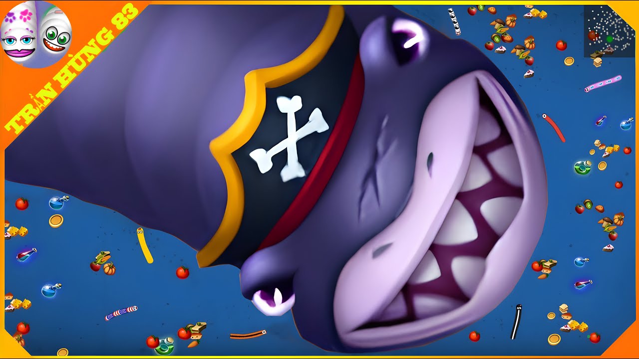🐍WORMSZONE.IO | GIANT SLITHER SNAKE TOP 01 / Лучший игровой процесс в Epic Worms Zone! | Trần Hùn...