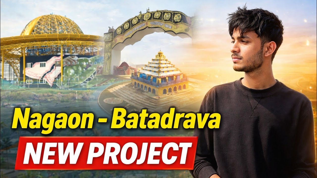 Assam's biggest spiritual & cultural destination Batadrava Cultural Project in Nagaon Assam.📍