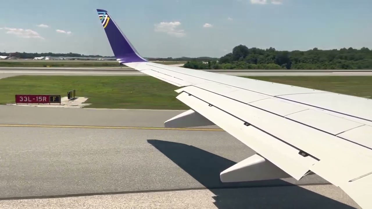 Avelo Airlines Boeing 737-700 Pushback, Taxi, and Takeoff from Baltimore (BWI)