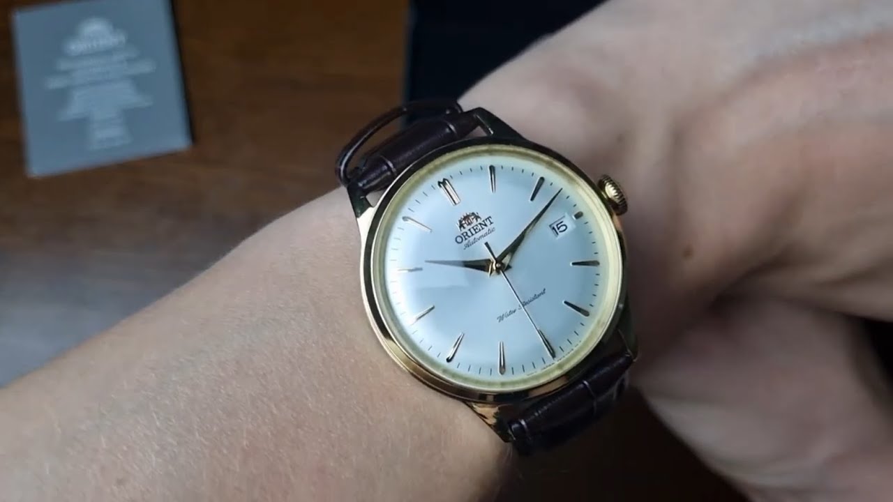 Orient Bambino 38 mm RA-AC0M01S10B (Watch Unboxing)