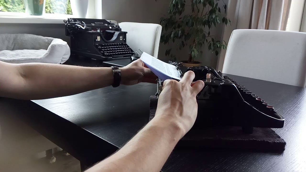 Rheinmetall Portable typewriter