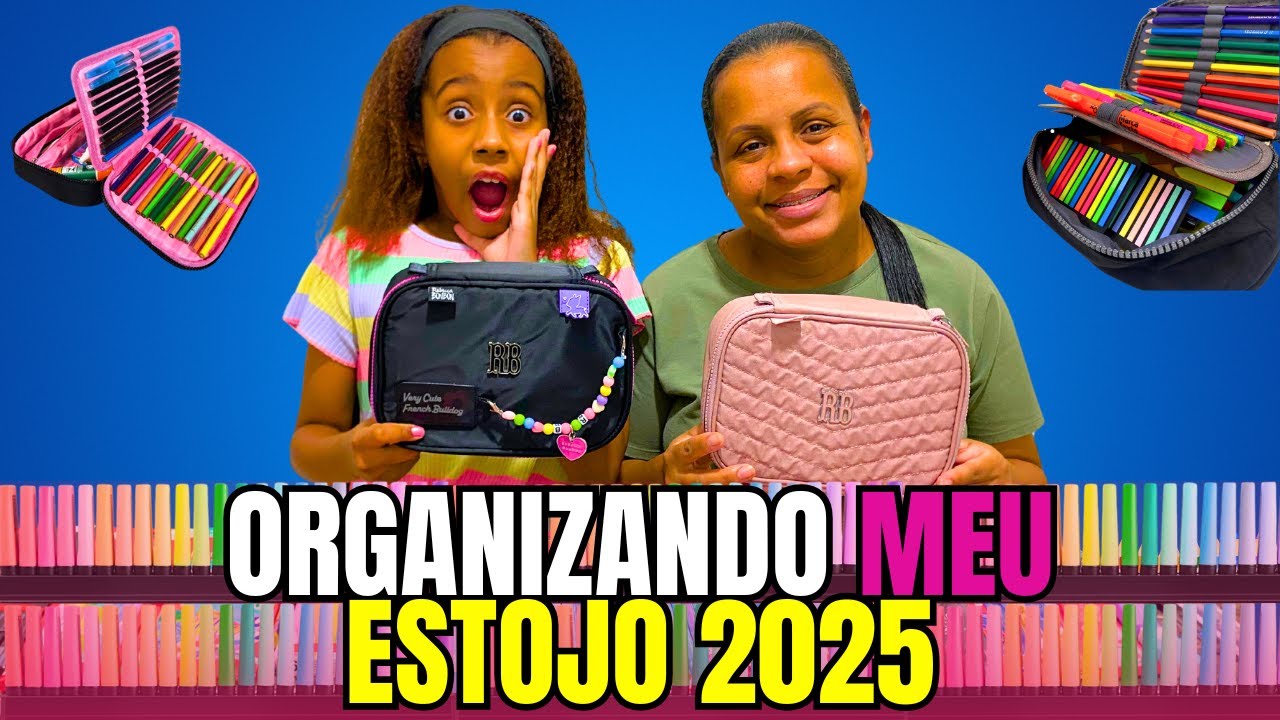 ORGANIZANDO MEU ESTOJO 2025 - FAMÍLIA SIQUEIRA OFICIAL *material escolar 2025 (Parte 2)