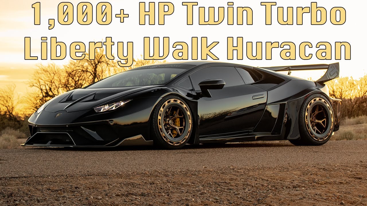 1,000+HP Liberty Walk Silhouette Lamborghini Huracan Built by Creative Bespoke #CBclub