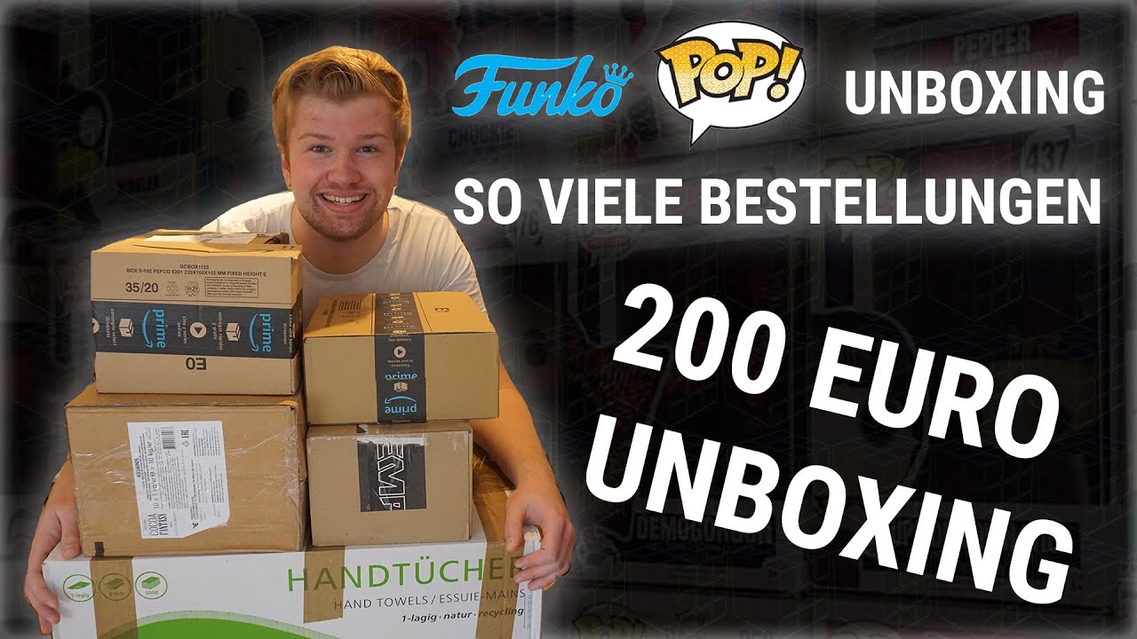200 EURO FUNKO POP UNBOXING - FUNKO POP UNBOXING