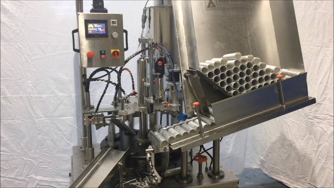 Tam Otomatik Tüp Dolum Makinası (Full Automatic Tube Filling and Sealing Machine)
