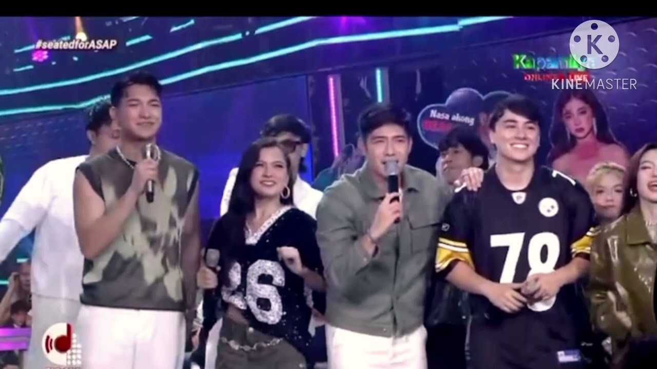 Edward, Robi and Alexa with Darren sa opening spiel for Maymay