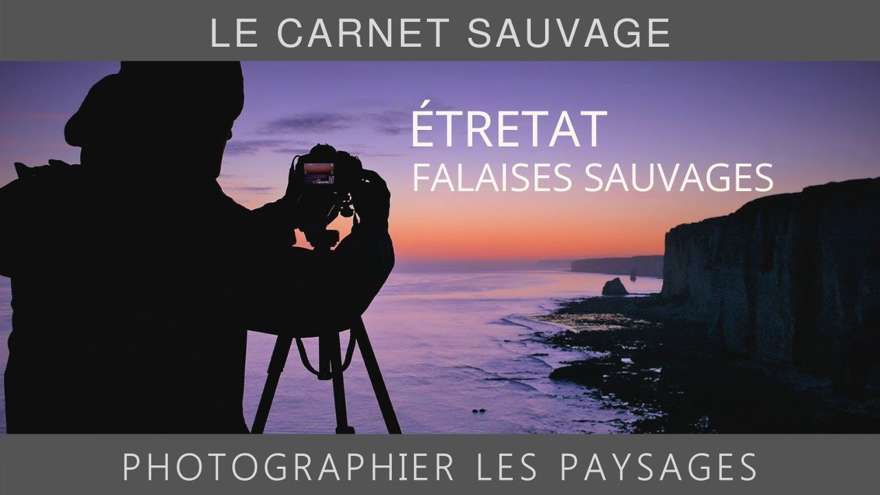 Photographies de paysages : Etretat, falaises sauvages.