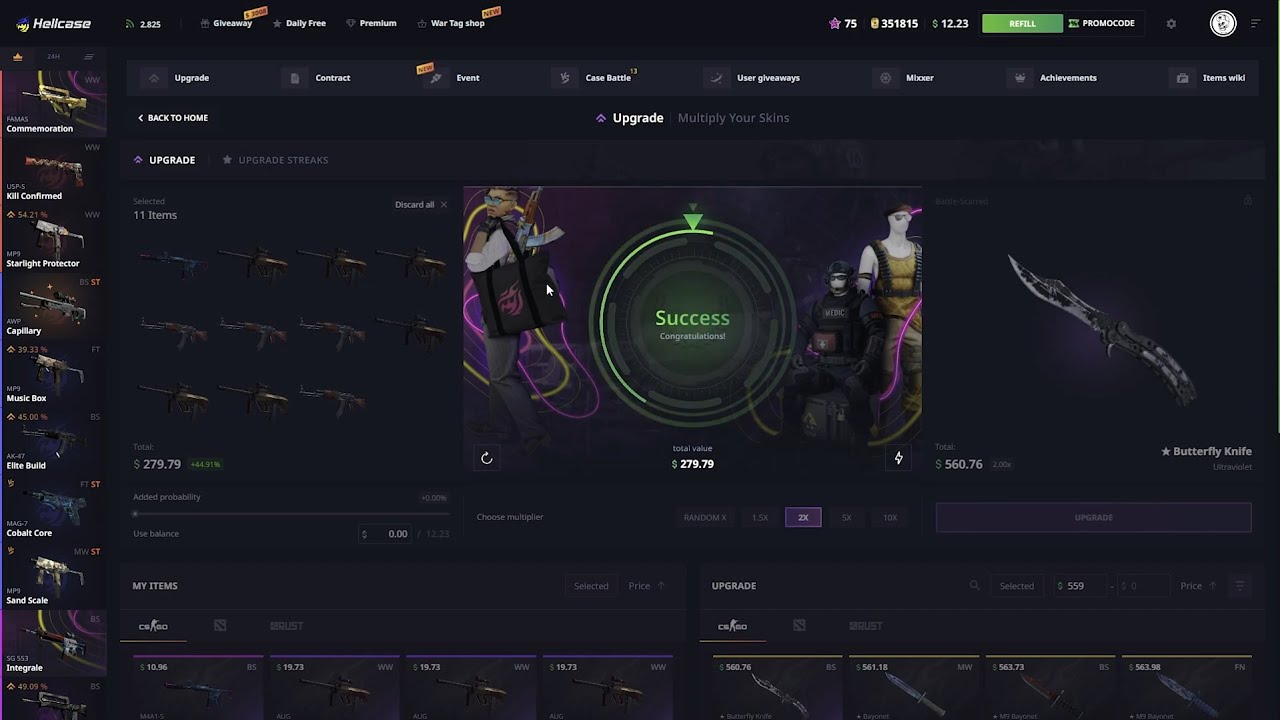 Hellcase EASY And FAST Profit (Hellcase Promo Code 2022)
