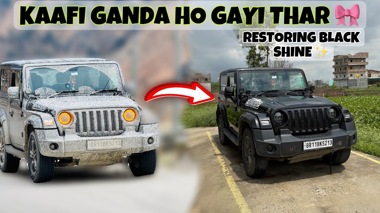 Thar Kaafi Gandi Ho Gayi 😱 | Black Shine Restore in 1 Hour | Satisfying Transformations 