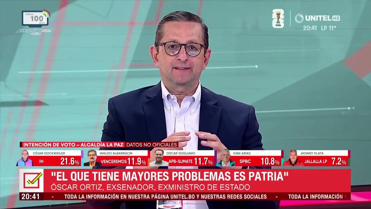 Analistas advierten que candidatos a la Alcaldía de La Paz no alcanzarán el 25% de votos