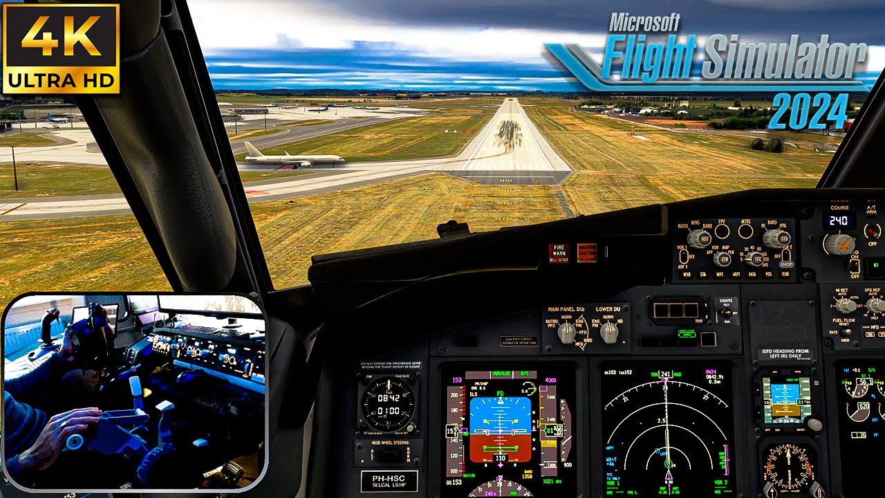 PMDG 737-800! | Flight Simulator 2024 | Full Flight Experience | Landing Prague | 4K Ultra Realism