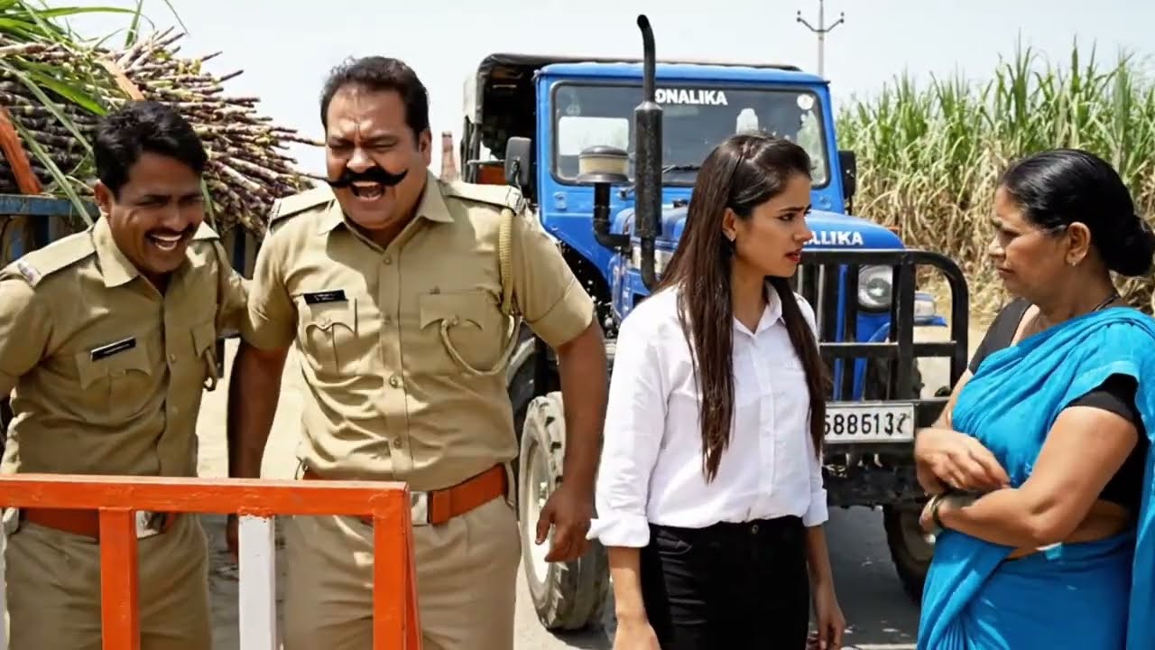 हाईवे पर गन्ना लेकर जा रही लड़की से दरोगा ने की बदतमीजी… फिर जो हुआ..  Emotional Story