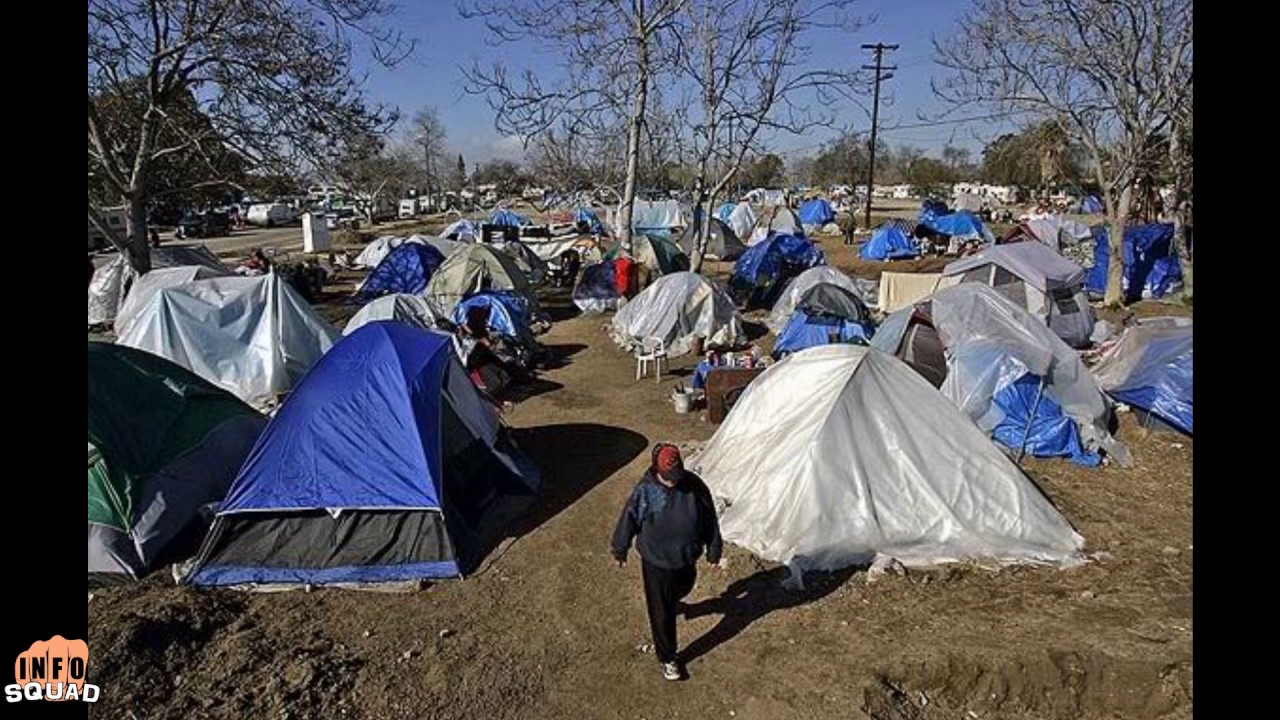 California Tent Cities Grow Massively!