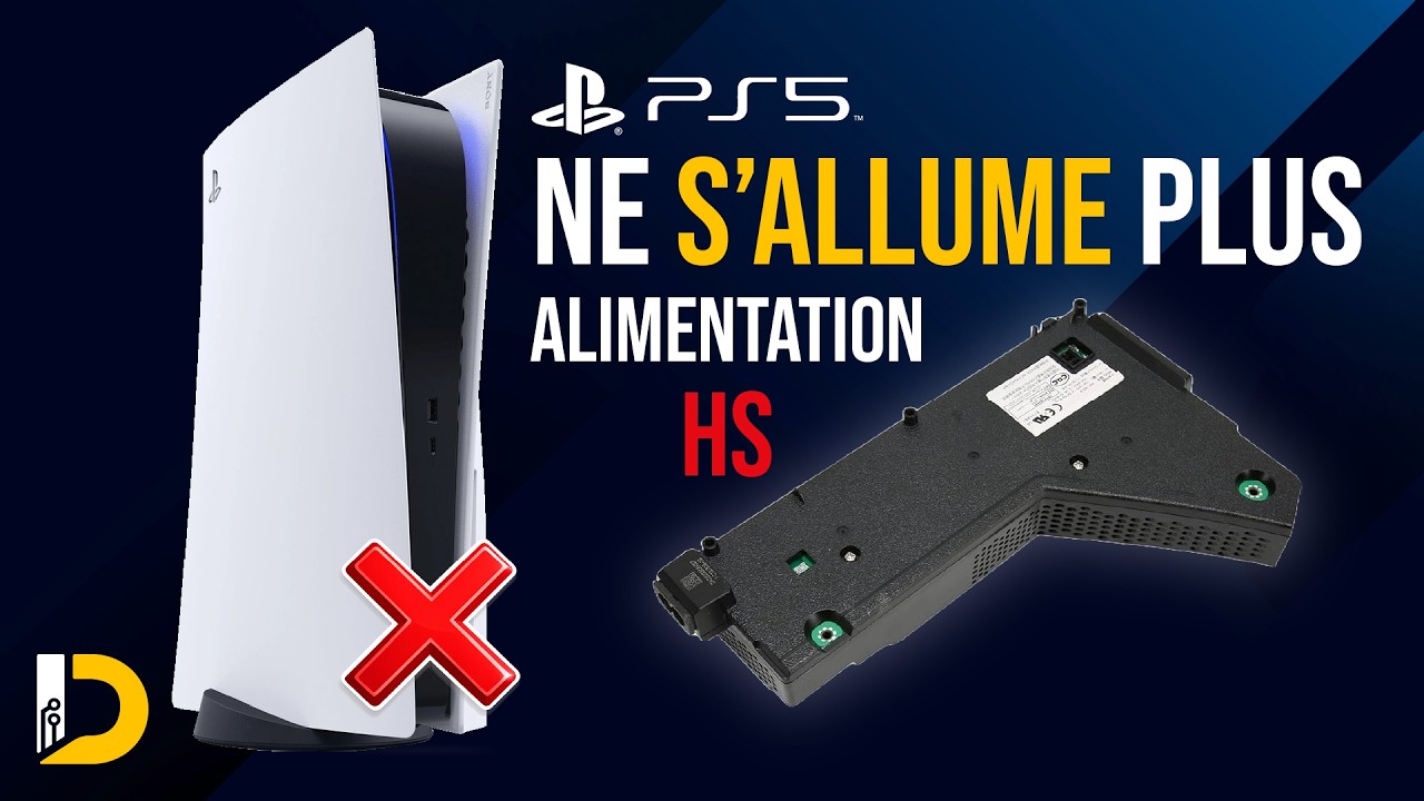 PS5 NE S'ALLUME PLUS COMMENT REMPLACER L'ALIMENTATION