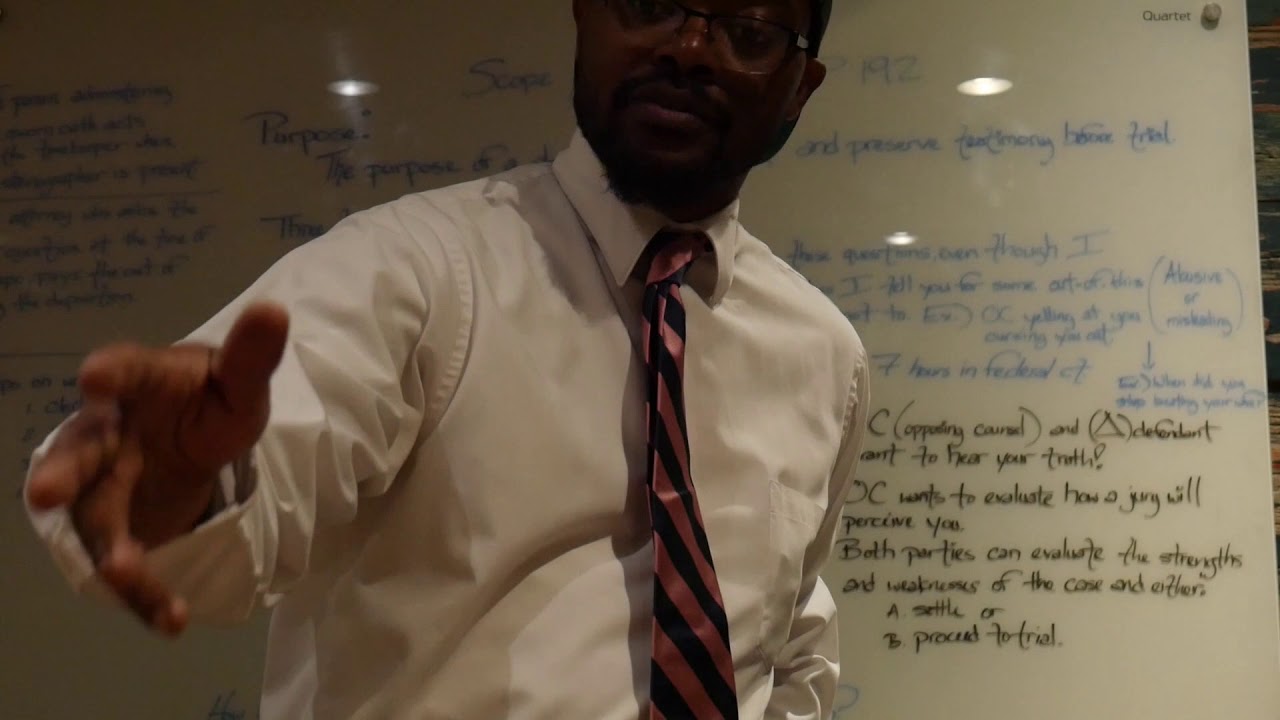 How To Prepare For A Deposition - Big Rig Bull Texas Truck Accident Lawyer Reshard Alexander