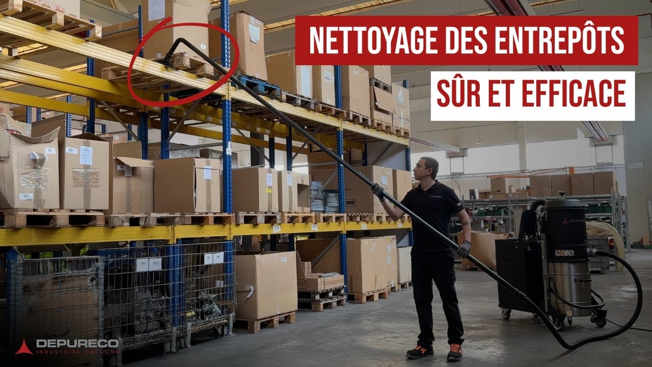 Entrep&ocirc;t impeccable: propret&eacute; et s&eacute;curit&eacute; maximales gr&acirc;ce aux aspirateurs industriels | Depureco