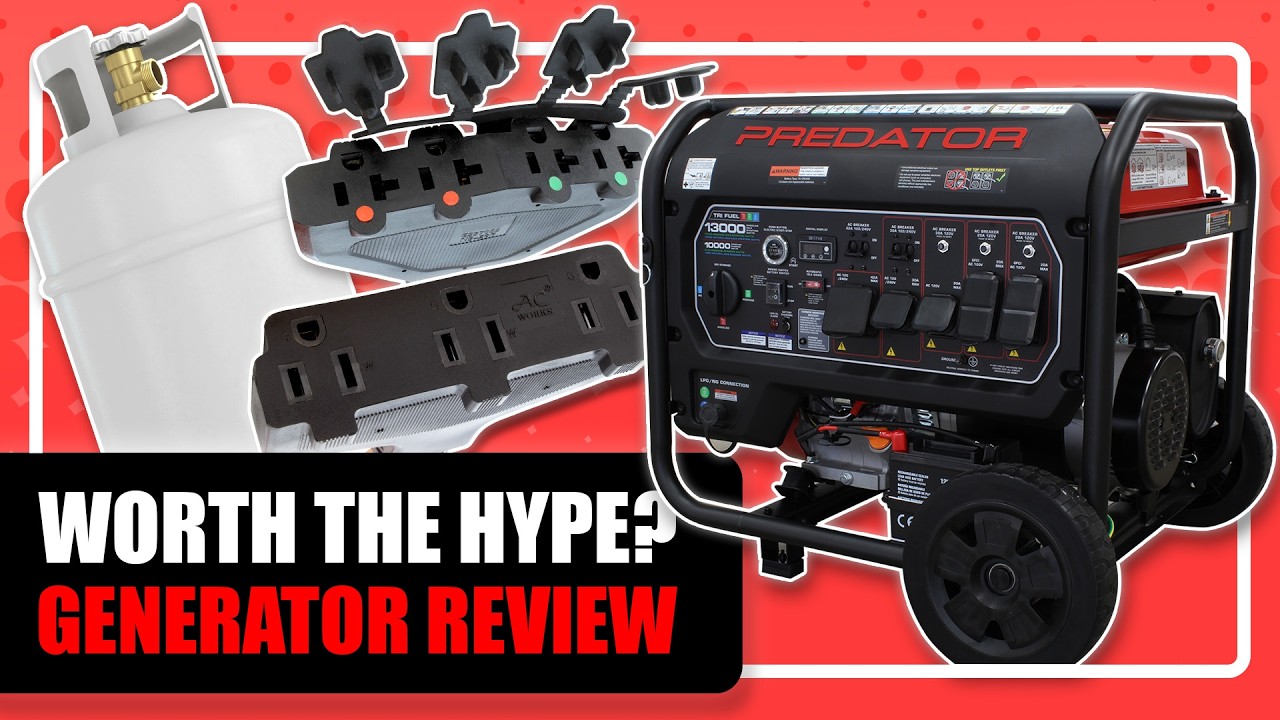 Harbor Freight Predator Tri-Fuel 13000 Watt Generator Overview