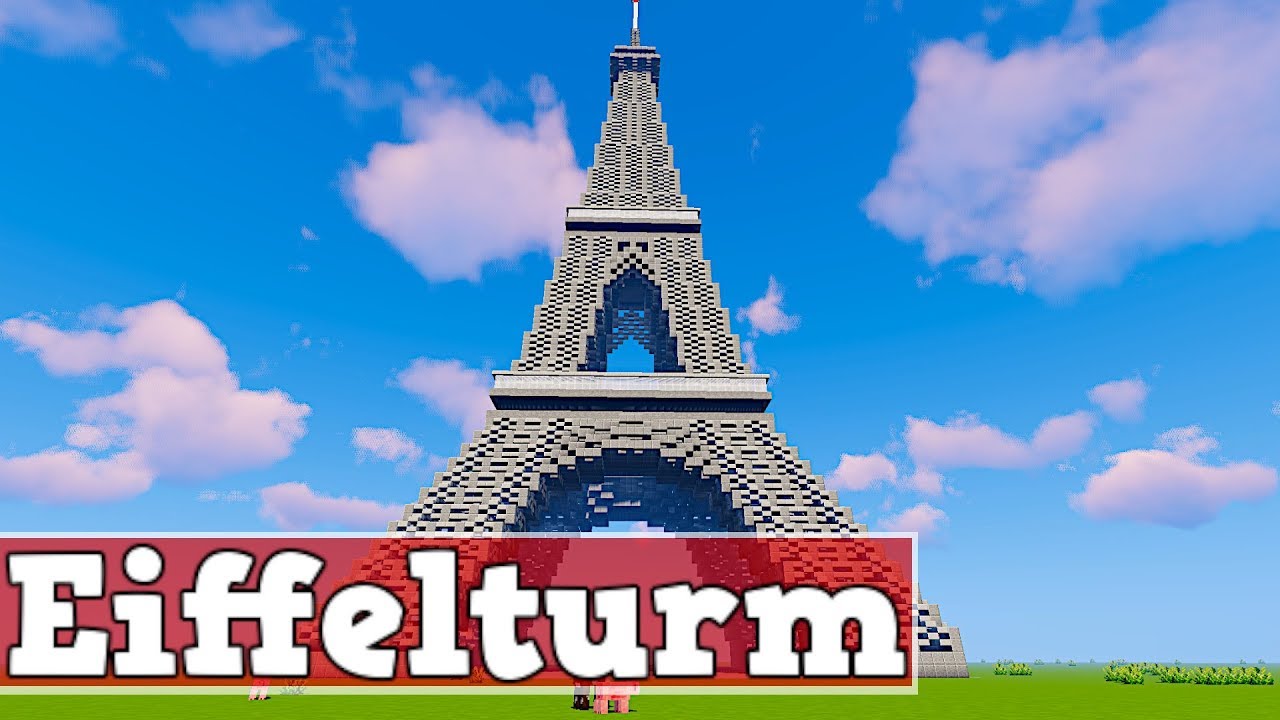 Wie baut man den Eiffelturm in Minecraft | Minecraft Wie baut man Was Eiffelturm
