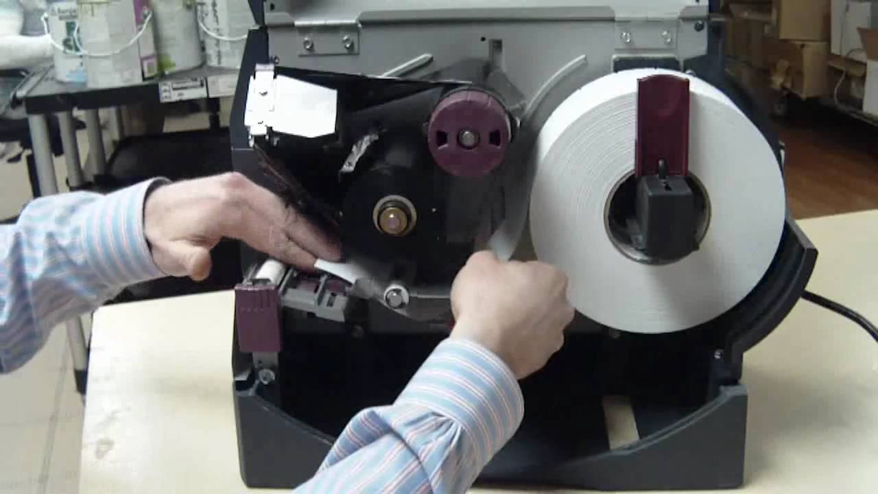 Zebra Z4M How to change paper and ribbon in HD