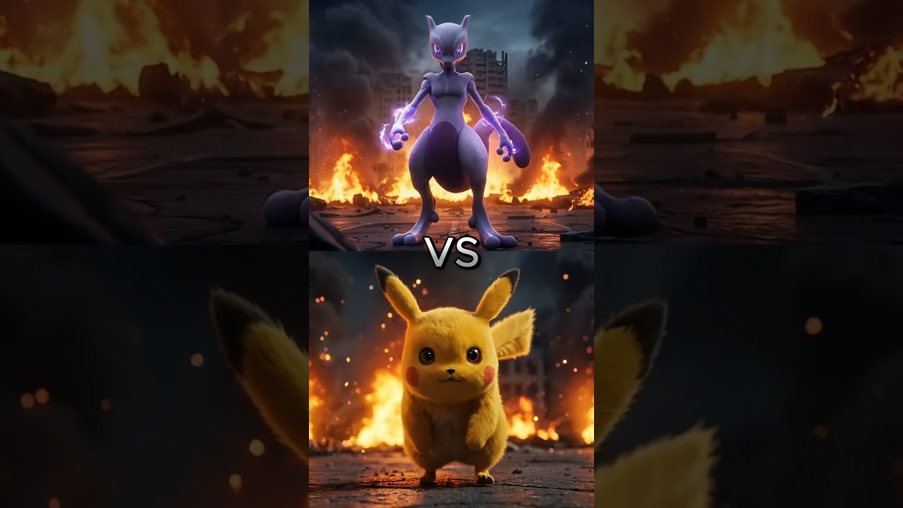 MewTwo vs Gyarados, Blastoise, Pikachu, Charizard, Venusaur #pokemonbattle
