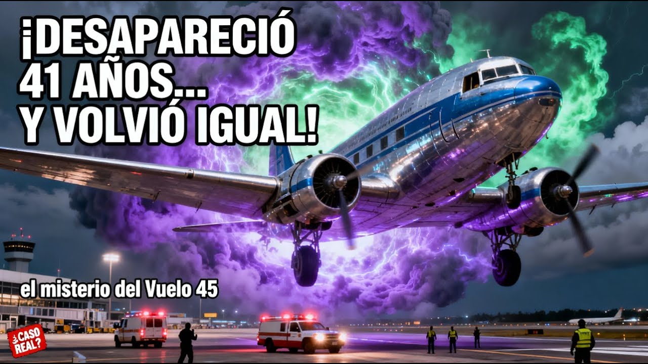 1. ✈️ Desapareció 41 años… y volvió igual | El misterio real del Vuelo 455