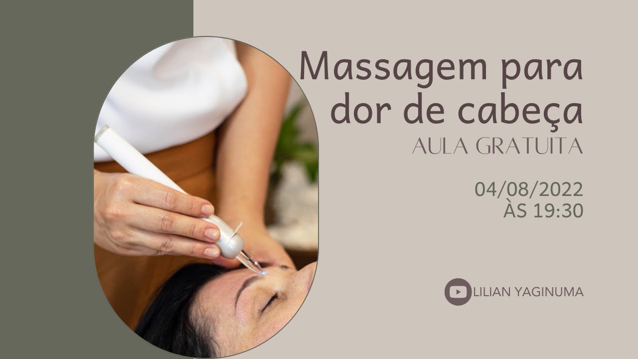 Massagem para dor de cabeça