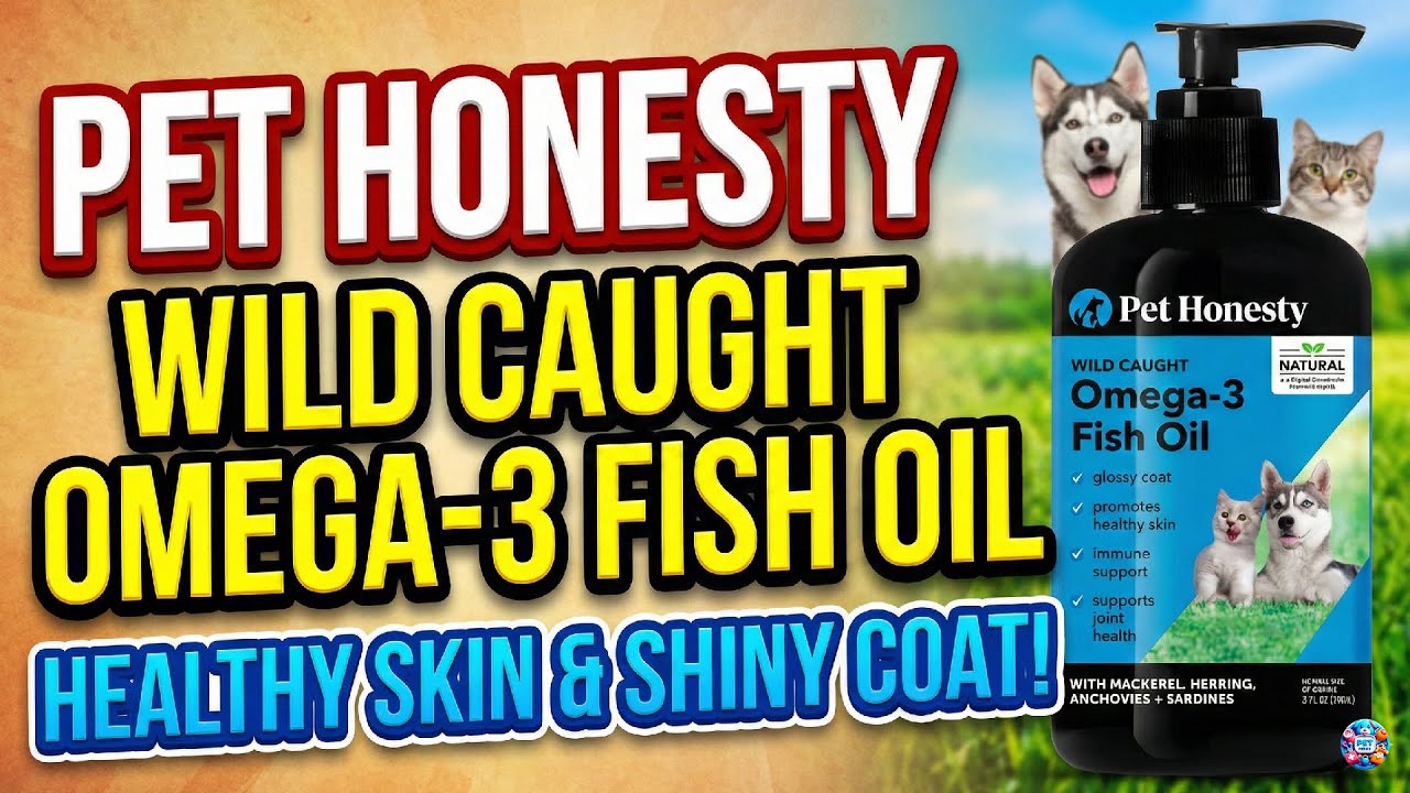 Блестящая шерсть и крепкие суставы! Отзыв о рыбьем жире Омега-3 от Pet Honesty Wild Caught.