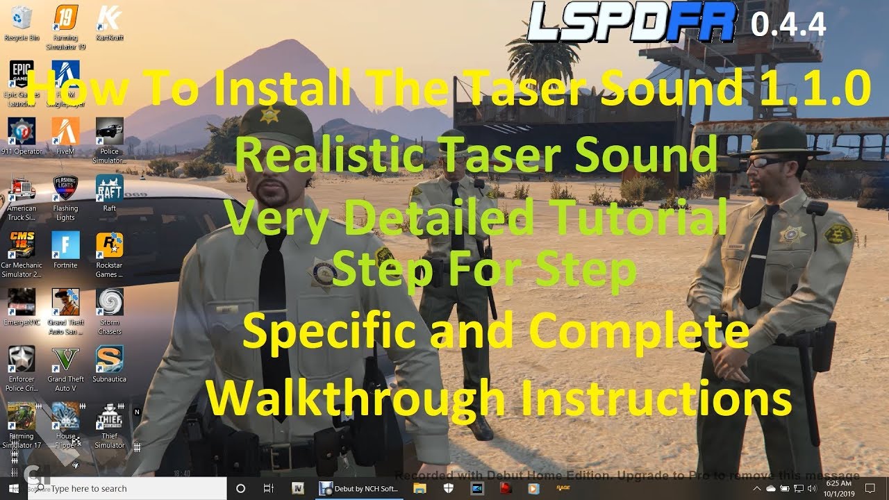 How To Install The Taser Sound 1.1.0. Realstic Taser Sound!