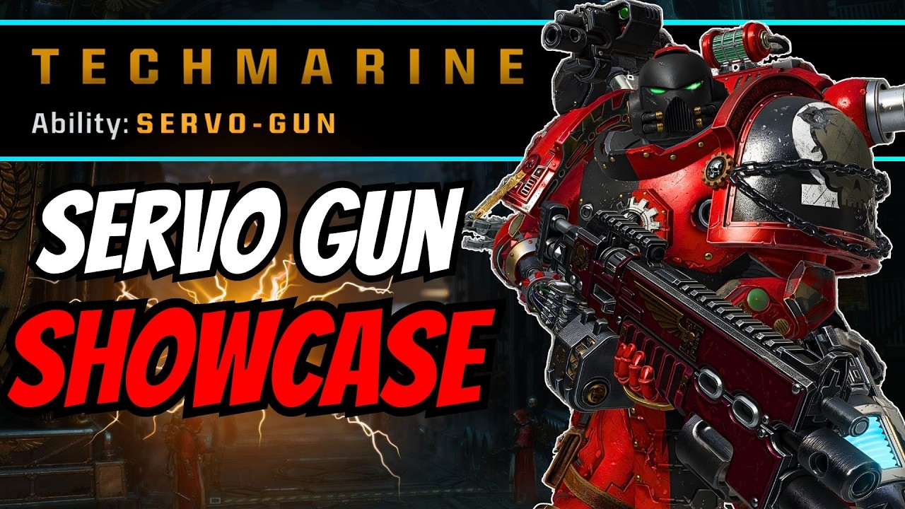 TECHMARINE New Servo Gun ALL Variants EXPLAINED and Showcased - Space Marine 2