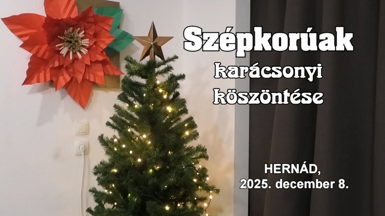 Szépkorúak karácsonyi köszöntése Hernádon 2025