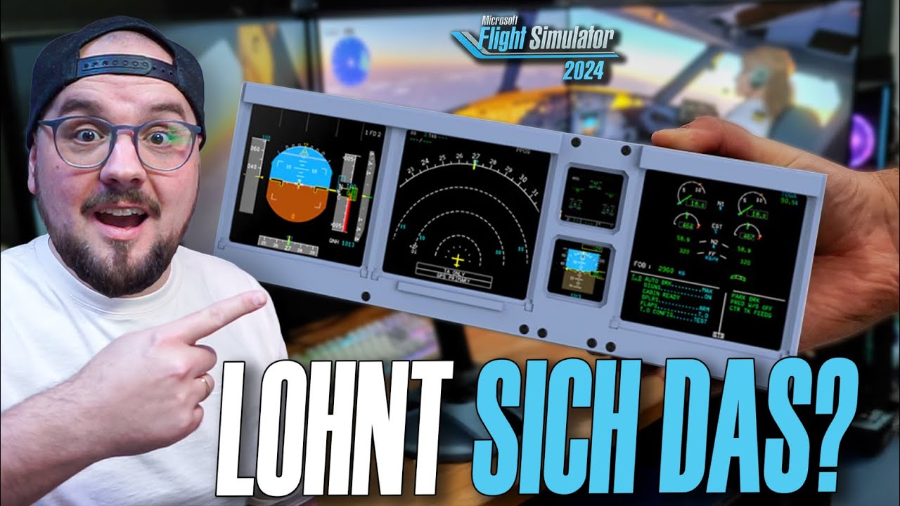 UPGRADE fürs Homecockpit: D106 Display von RTRHOBBY im Test | Für Airbus und viele mehr | MSFS 2024