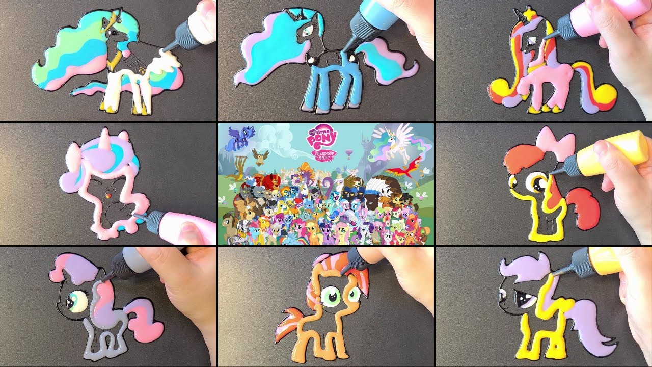 My Little Pony Pancake Art - Princess, Cutie Mark Crusaders
