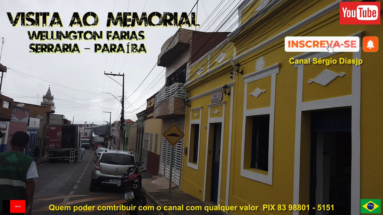 CONHEÇA O MEMORIAL DE WELLINGTON FARIAS EM SERRARIA - PB.