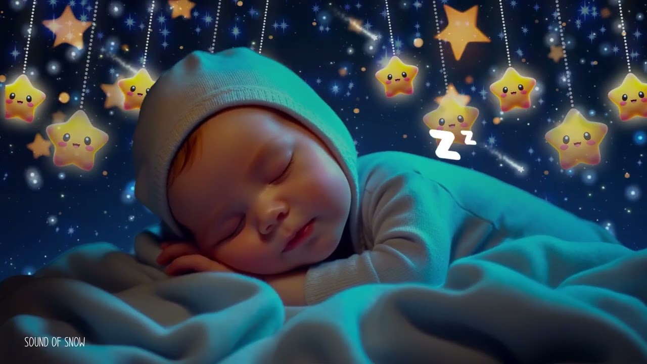Brahms & Mozart Lullaby 🌙 Soothing Baby Sleep Music ✨ Fall Asleep in 3 Minutes 💖