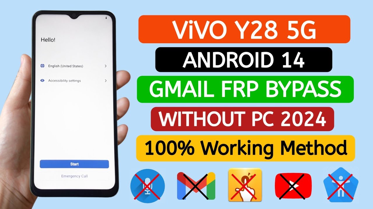 VIVO Y28 5G (V2315) Frp Bypass 🚀 Android 14 WITHOUT PC | Latest Security Update 2024.