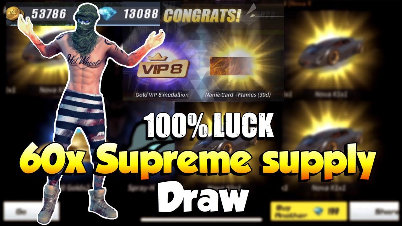 Ros • 60x Supreme Supply Draw (100% luck) 2018
