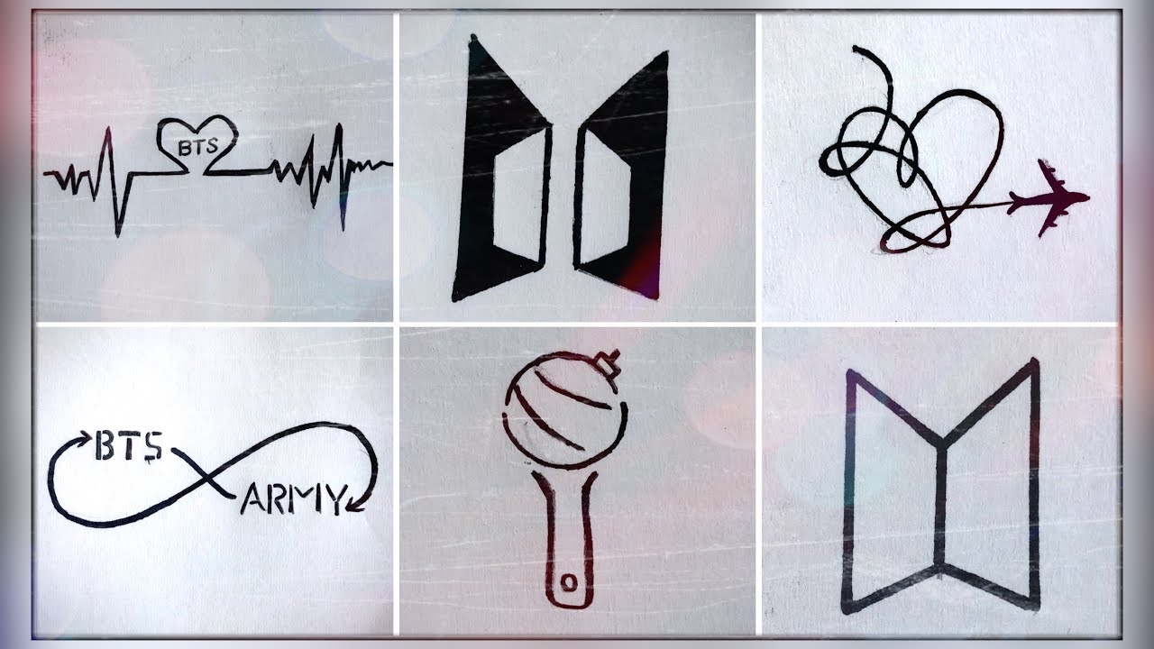Simple BTS tattoos