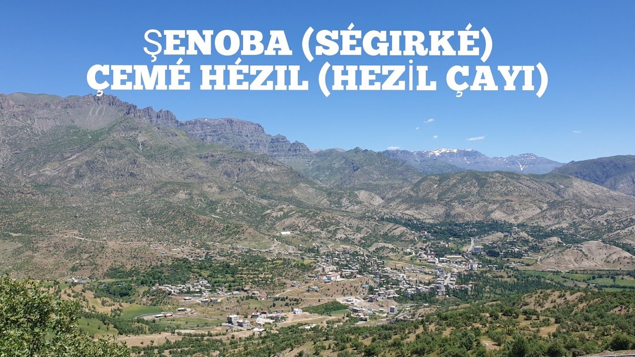 Şenoba ve Hezil Çayı. Uludere Şırnak