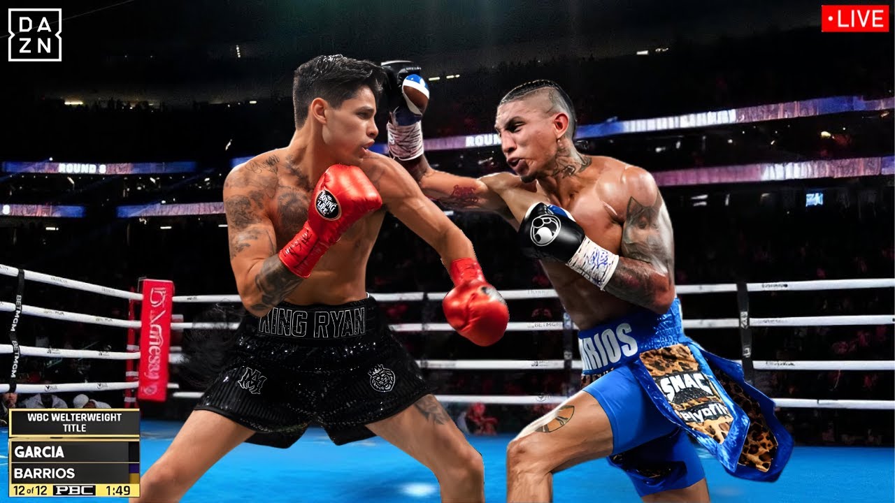 PEŁNA walka: Ryan Garcia kontra Mario Barrios | Najważniejsze momenty walki przez TKO | Symulacja...