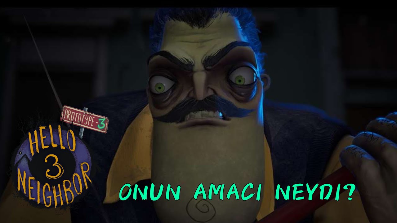 Hello Neighbor 3 Prototype 3 tüm sonlar ve ardındaki anlamları.