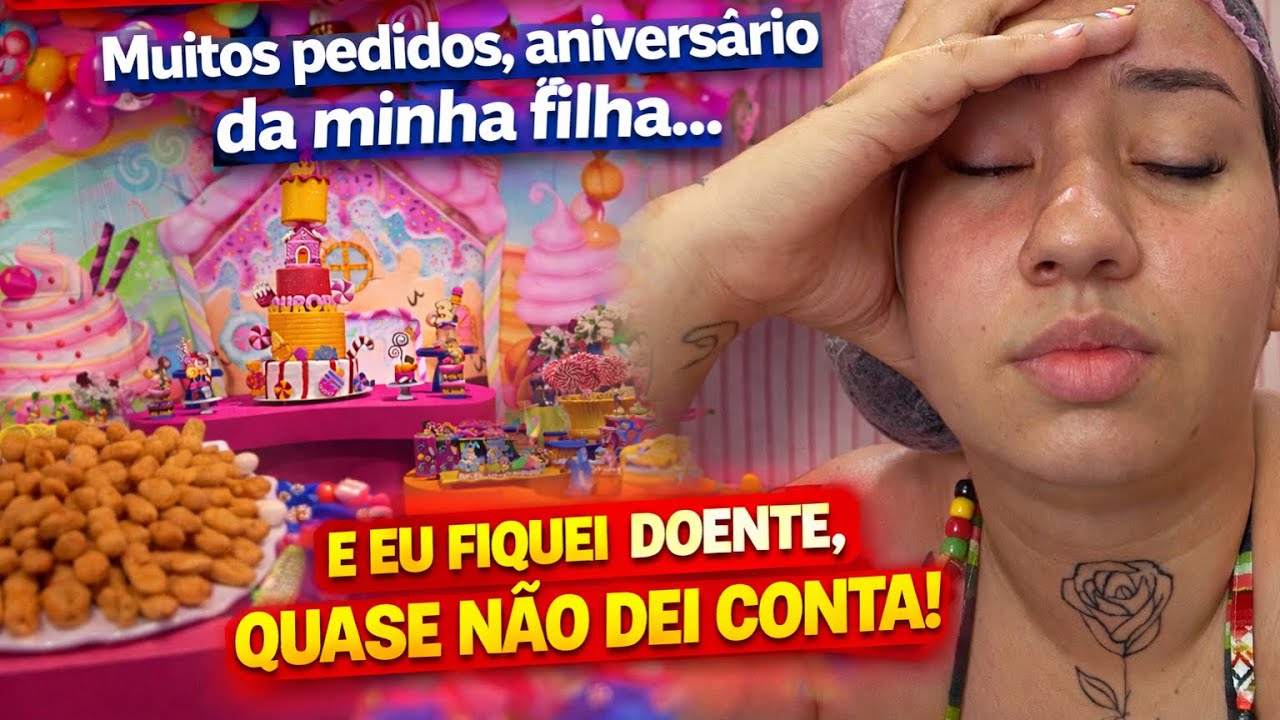 FESTIVAL DE FATIA + ANIVERSÁRIO DE AURORA + MUITA ENCOMENDA E FIQUEI DOENTE 🥲🎉