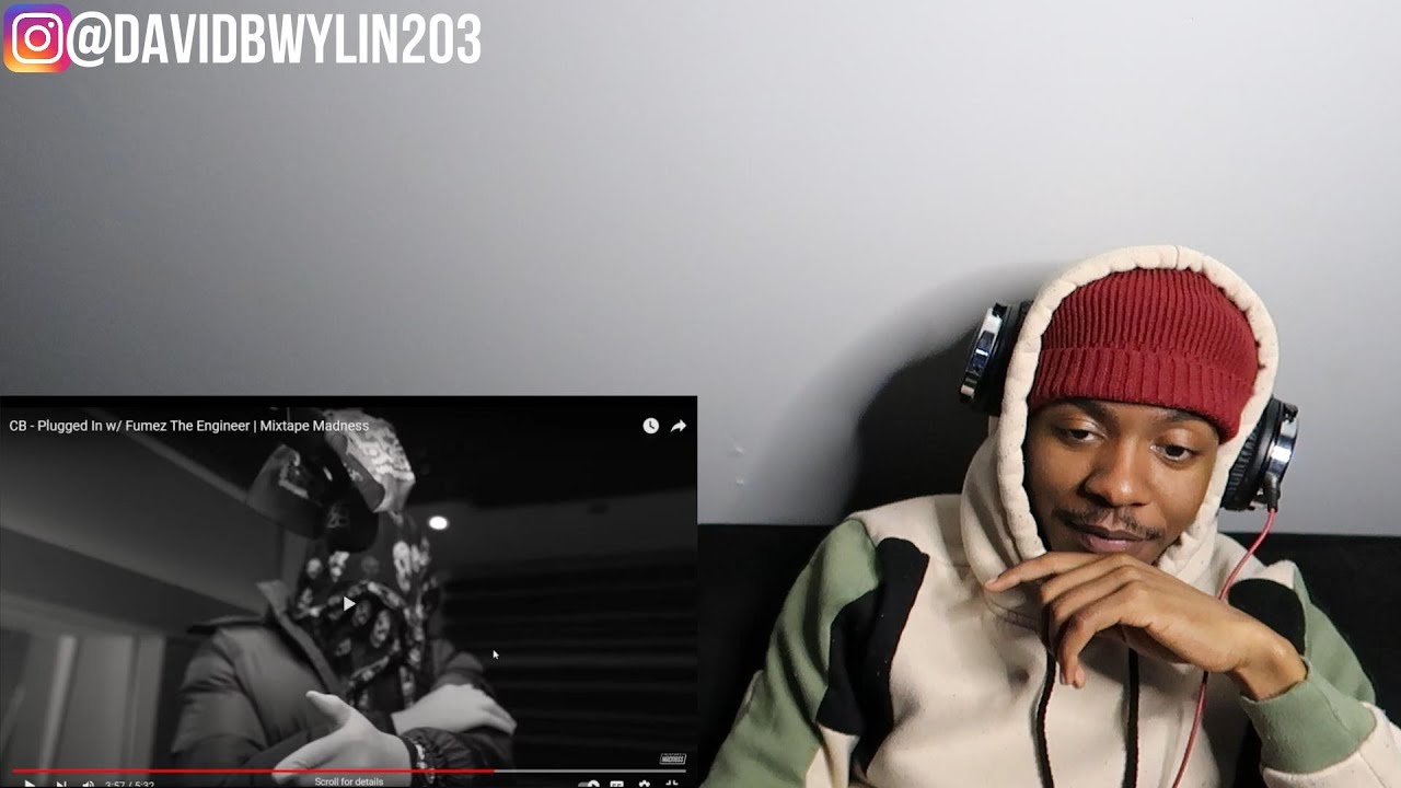 AMERICAN REACTS to CB - Plugged In w/ Fumez The Engineer | Mixtape Madness