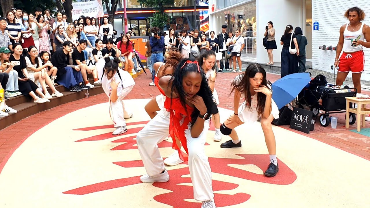 [STREET ARTIST] NOVA, MULTINATIONAL DANCE TEAM. HONGDAE BUSKING. 240726.